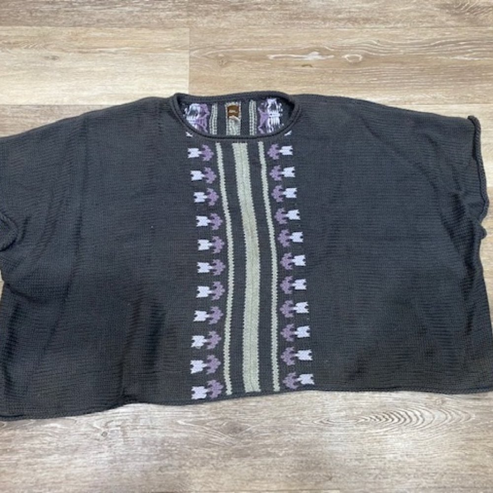 Tea Collection Girls Poncho Sweater